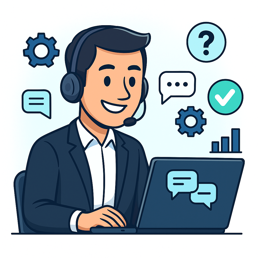 Suporte — Respostas 24/7 com integração à base de conhecimento.